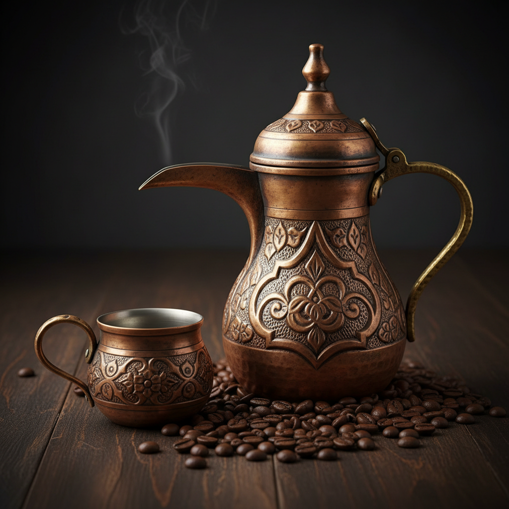 Copper Mırra & Bitter Coffee Pots