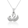 Silver Swan Women's Necklace