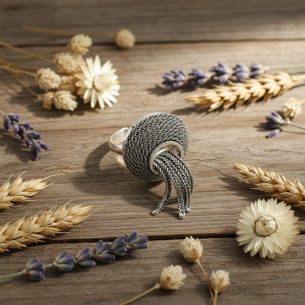 Silver Filigree Ring – Lifestyle