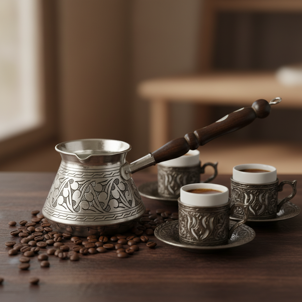 Antep eskitme topak cezve 3-cup lifestyle