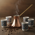 Trabzon copper cezve 4-cup lifestyle