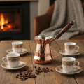 Sultan 350ml copper cezve lifestyle