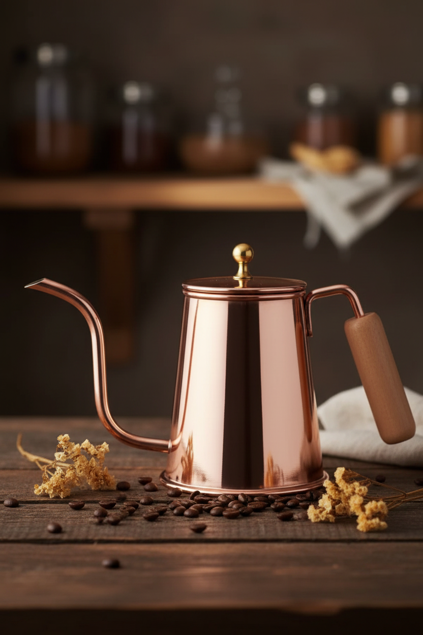 Copper Kahveevi Teapot - Lifestyle AI
