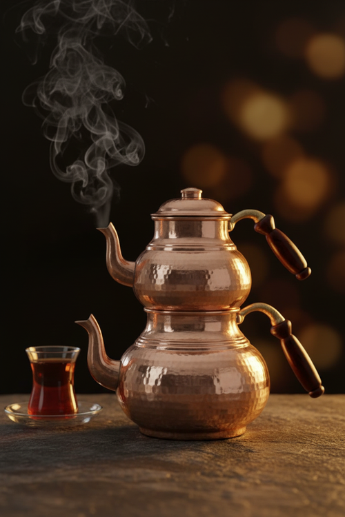 Copper Classic Teapot - Cinematic