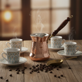 Sultan Thin 450ml copper cezve lifestyle