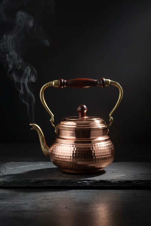 Copper Italian Teapot - Cinematic