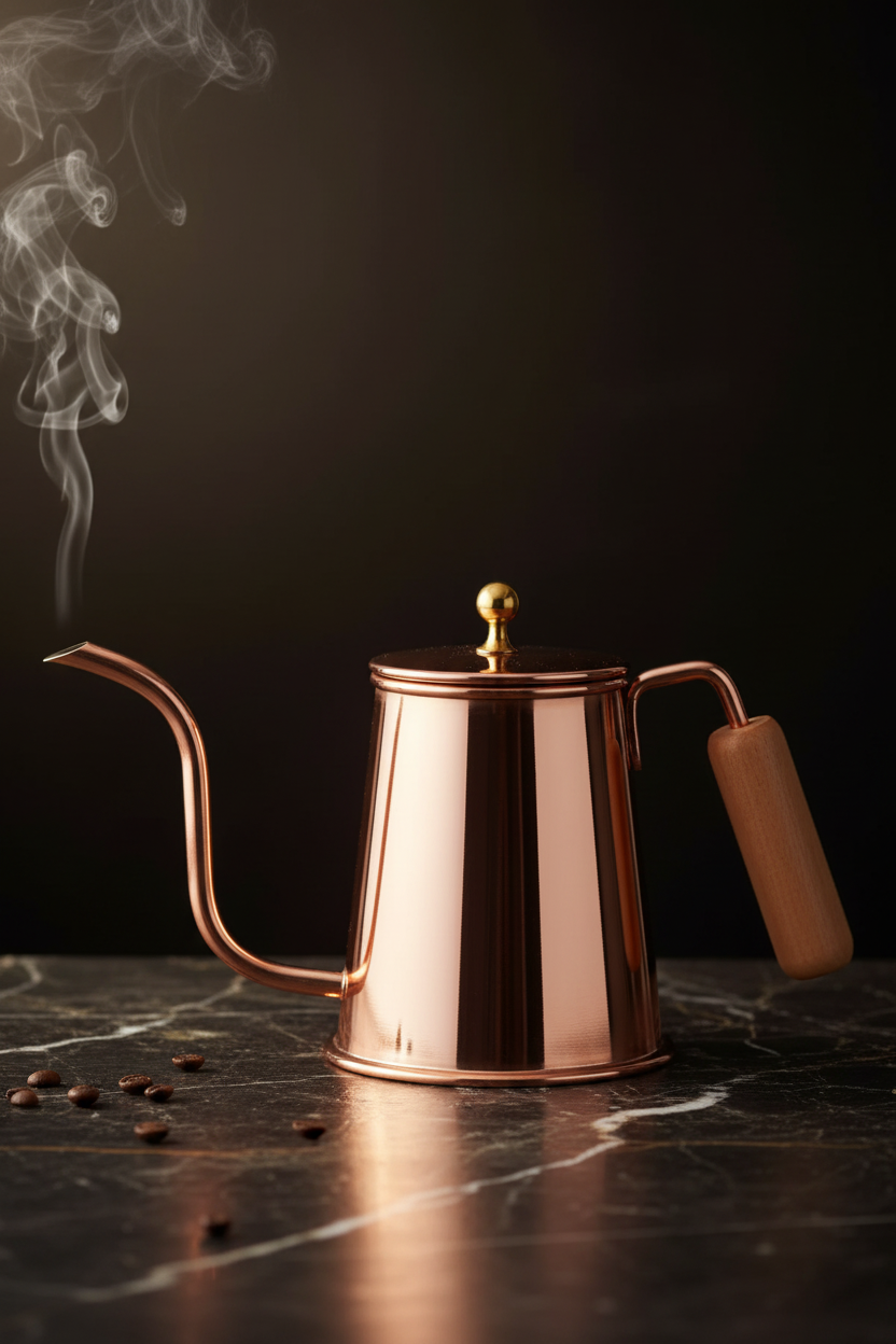 Copper Kahveevi Teapot - Cinematic