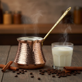 Hammered copper milk pot sutluk lifestyle