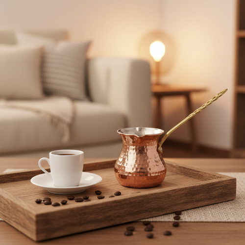 Eylül copper cezve home lifestyle concept