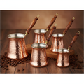 Copper Sultan cezve set 5-piece lifestyle main photo