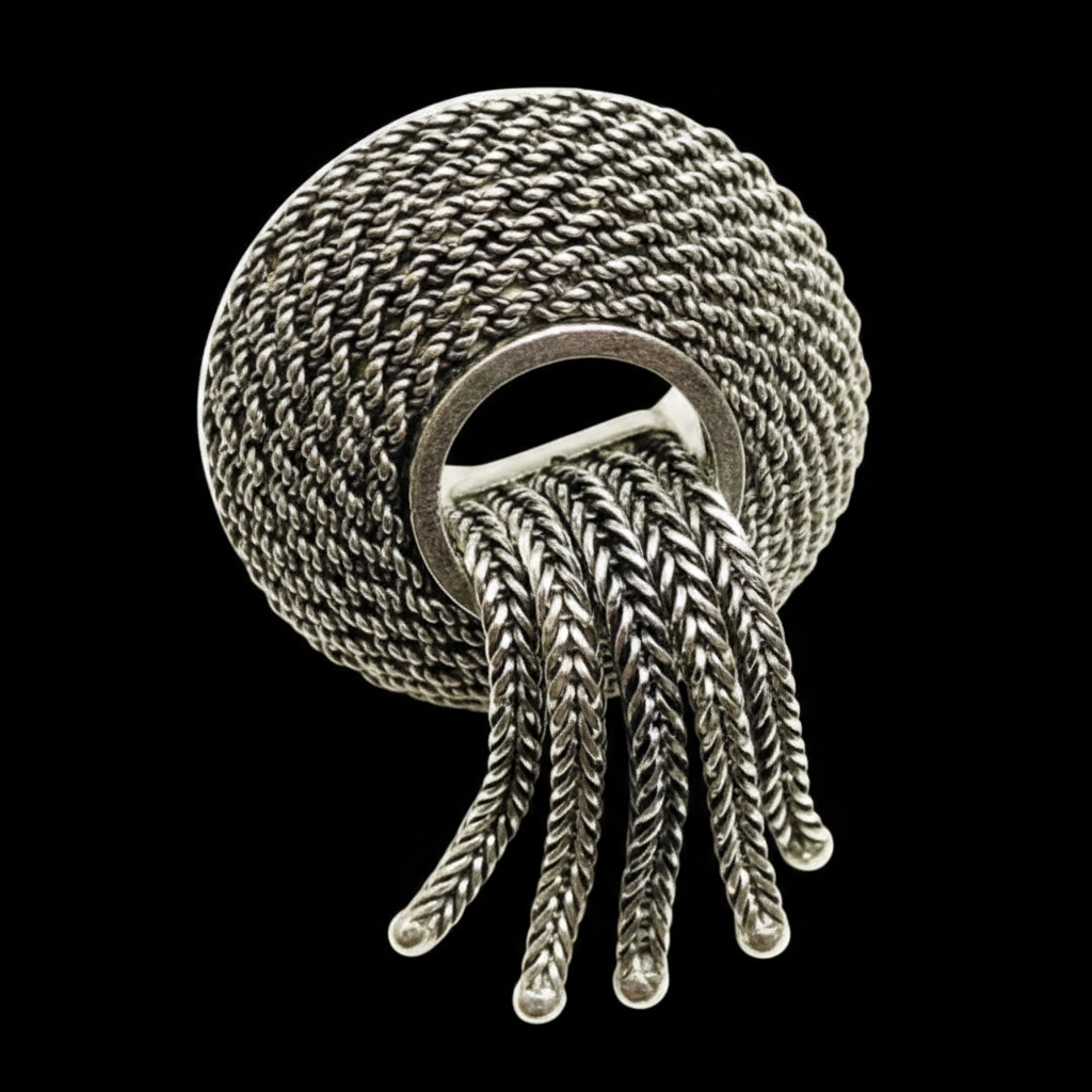 Silver Filigree Ring – Macro